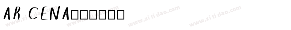 AR CENA字体转换